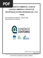 PRAD - Plano de Recuperação de Áreas Degradadas (MODELO)