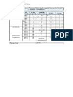 1ERO Historia Tabla de Especificación PRIMERO