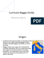 Currículo Reggio Emilia