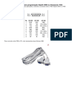 Fixação Do Cabo RS 232 para Programação Hipath 3000 Ou Panasonic TDA