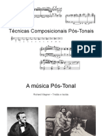 Aula de Dodecafonismo. Música pós tonal