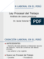 casación laboral en el Perú