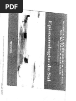 TEXTO 1. SOUZA, Boaventura Santos, Da Colnialidade a Descolonialidade in Epistemologias Dos Sul