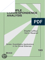 Professor Brigitte Le Roux, Professor Henry Rouanet - Multiple Correspondence Analysis (Quantitative Applications in The Social Sciences) - Sage Publications, Inc (2010) PDF