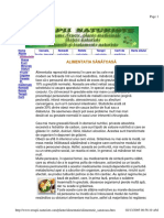 Alimentatie Sanatoasa PDF