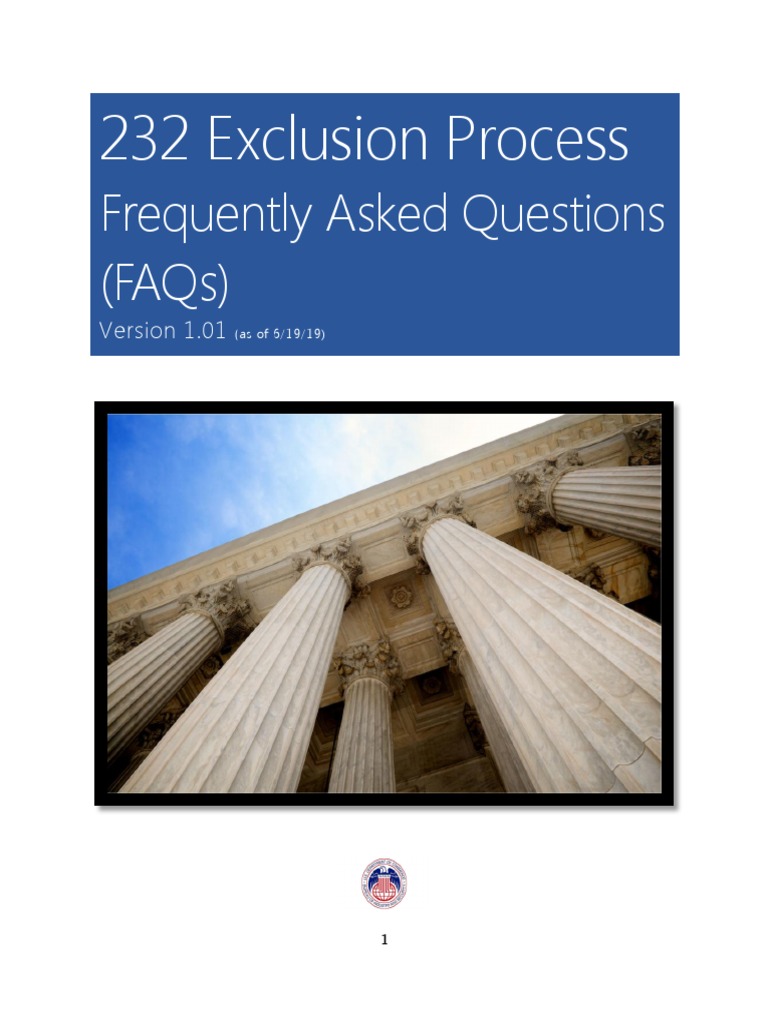Frequently Asked Questions (Faqs) : 232 Exclusion Process | PDF | Login ...