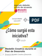 ECONOMÍAS CREATIVAS para el desarrollo económico y social de Medellín