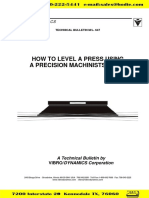 How To Level A Press Using A Precision Machinists Level: Dynamics