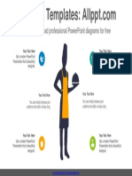 Chef Silhouette PowerPoint Diagram