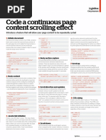 Code As Continuos Page