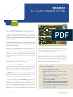 Newtec SMB3310 Satellite Modem Board Datasheet