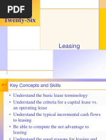 Chapter 26 - Leasing