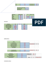 Cálculos Proyecto de Acueductos