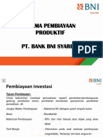 Skema Pembiayaan Produktif Pt. Bank Bni Syariah