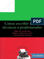 Como escribir textos tecnicos o profesionales - Felipe Dintel.pdf