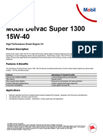 Mobil Delvac Super 1300 15W-40 (Old CG4)