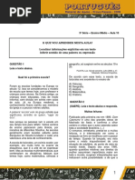 Aula 10 Portugues 3 Serie Versao Aluno