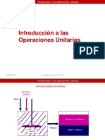 Introducción A Las Operaciones Unitarias