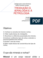 Introducão A Mineralogia e A Petrografia