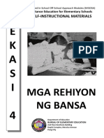 Hekasi 4 Misosa - 13. Mga Rehiyon NG Bansa