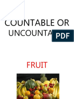 Countable and Uncountable