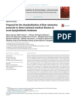 Proposal For The Standardization of Flow Cytometry Protocols To Detect Minimal Residual Disease in
