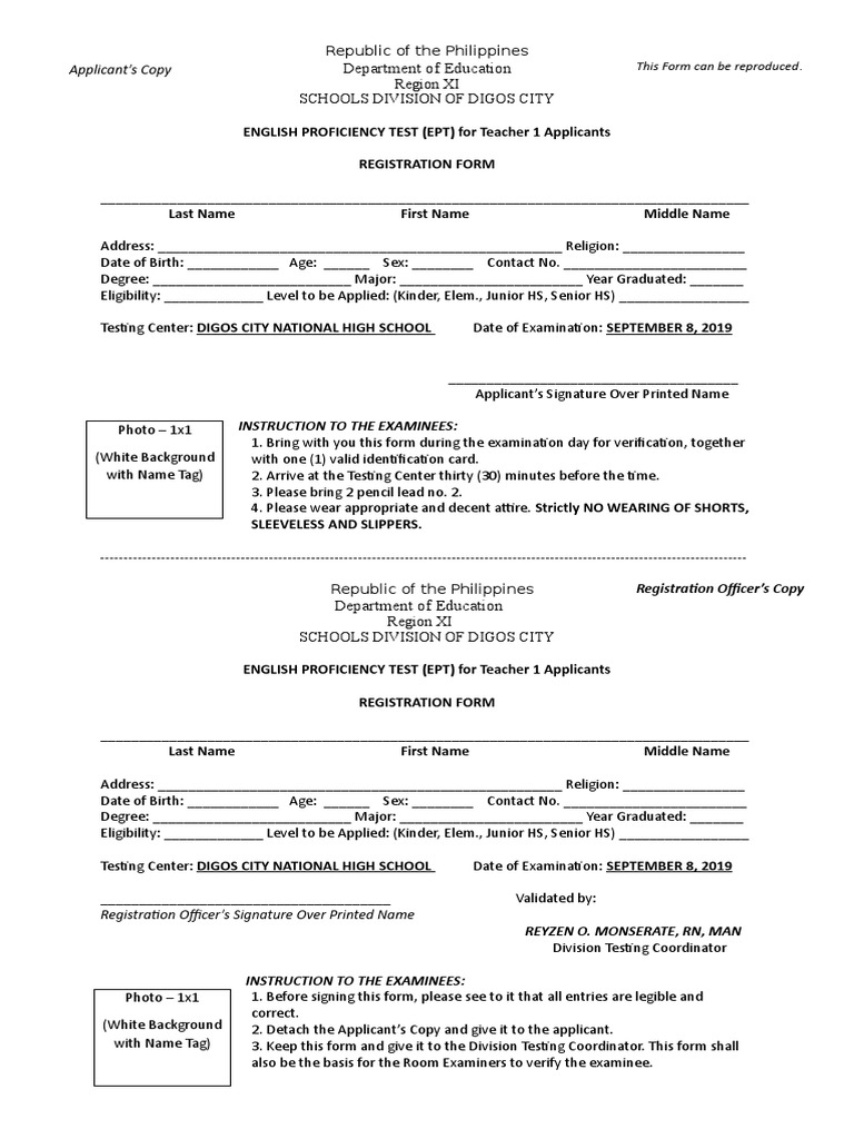 2019 Ept Form | PDF | Government Information | Government And Personhood