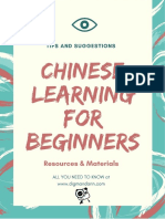 Learn Chinese For Beginners Guide