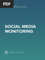 ANA Social Media Monitoring