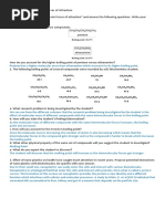 Intermolecular Forces of Attraction Quiz Answers