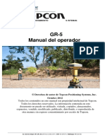 Manual de Operador de GR-5. Topcon