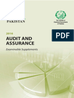 AUDIT AND ASSURANCE Examinable Supplemen PDF