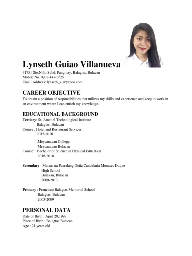 Resume Lyn | PDF