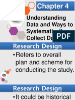 Understanding Data and Ways To Systematically Collect Data