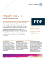 MapInfo Pro v17 Data Sheet (US English)