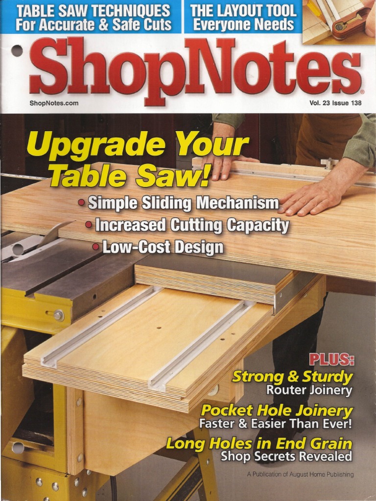 ShopNotes No. 138 Full | PDF | Polystyrene | Drill