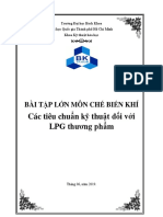 Nhóm 14 - Các tiêu chuẩn kỹ thuật đối với LPG thương phẩm