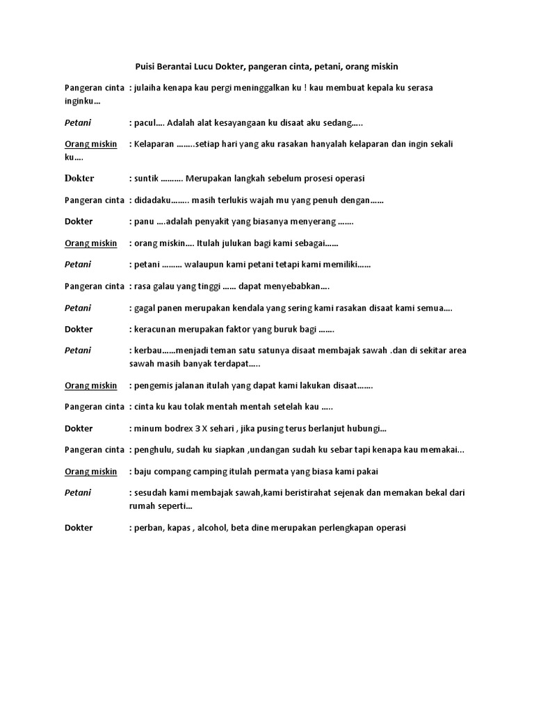 320619144 Puisi Berantai Lucu Dokterdocx