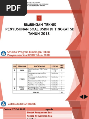 Bimtek Penyusunan Soal Usbn