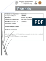 Mapa Conceptual de Programacion No Lineal