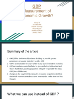 GDP Measurement of Economic Growth