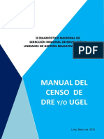Manual Censo DRE - UGEL