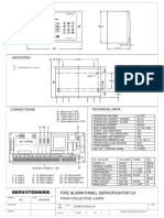 Four loop fire alarm panel