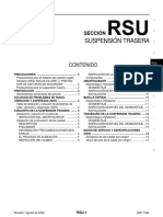 Suspensión trasera: Desmontaje e inspección