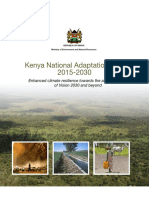 Kenya National Adaptation Plan 2015-2030: Enhanced Climate Resilience Towards The Attainment of Vision 2030 and Beyond