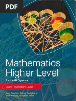 Mathematics HL - Exam Preparation Guide - Fannon, Kadelburg, Woolley and Ward - Cambridge 2015