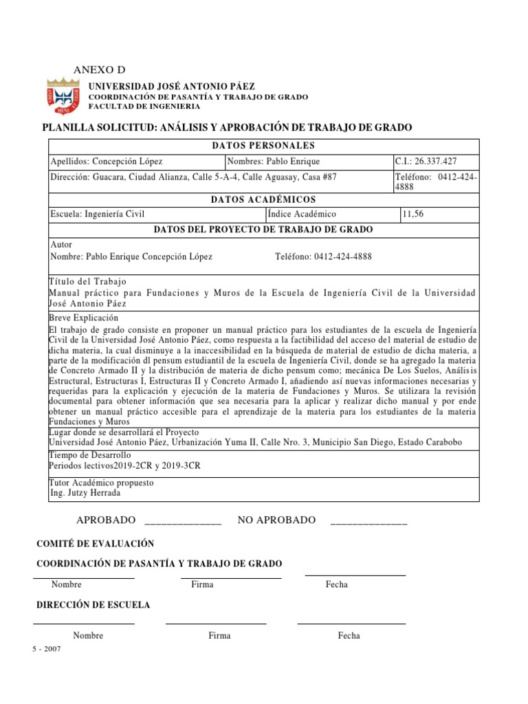 Anexo D | PDF | Ingeniería | Aprendizaje