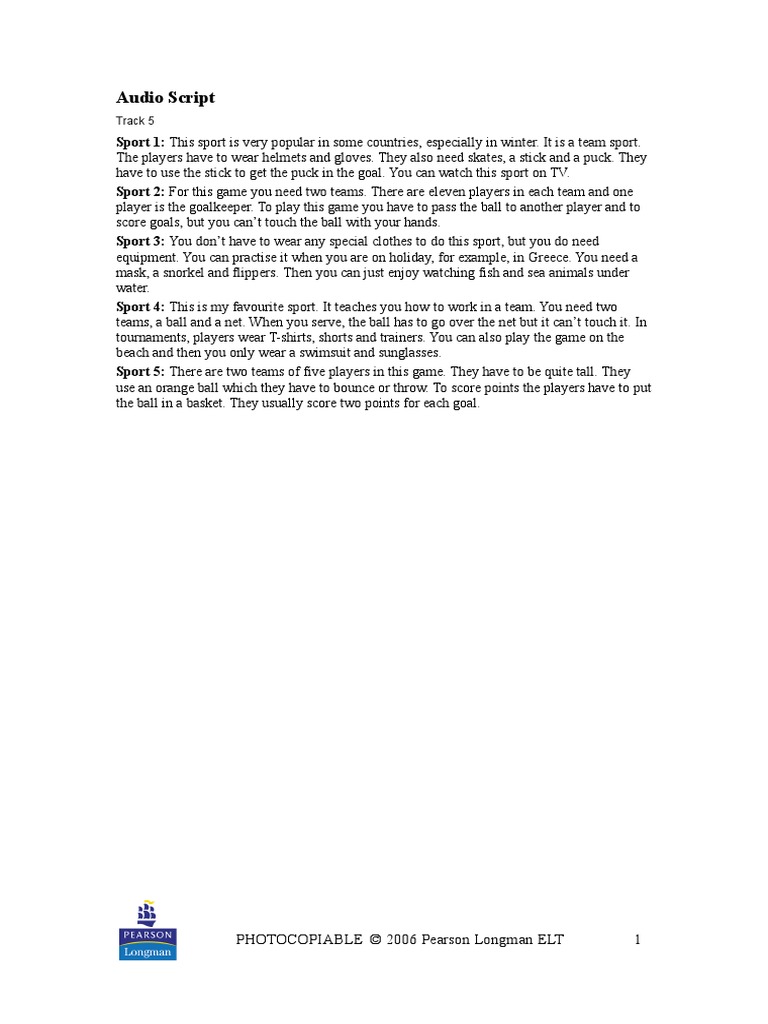 Popular Team Sports Overview | PDF | Sports & Recreation