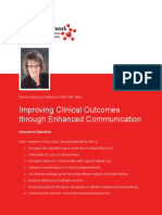 Improving Clinical Outcomes Through Enhanced Communication: Dianne Glasscoe Watterson, RDH, BS, MBA