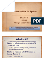 Tkinter - GUIs in Python